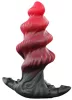 Hadek Anál plug Spirál alakú 10 cm piros
