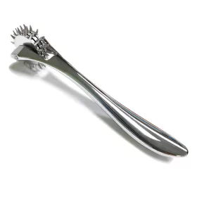 Szexjáték Acél tüskés masszírozó kerék 12 cm hosszú