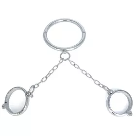   Nyakörv bilincsekkel rozsdamentes acél 37 cm nyak, 18 cm csukló