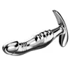 Dickbell Anál plug Texturált, alumínium 7 x 1,9 cm fekete