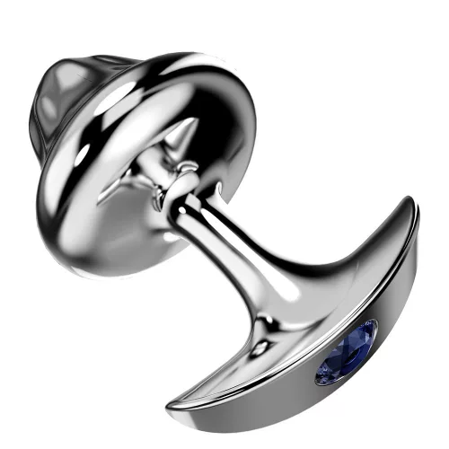 Mushelry Anál plug sima felület széles alappal 8 x 4.8 cm alumínium