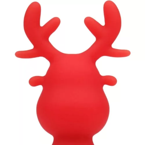 Mini vibrátor szarvas alakú szilikon 7 cm fekete