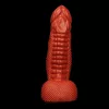 Seamons Dildó Texturált felületű tapadószájas 16 cm PVC fekete