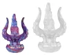 Anál plug Szilikon texturált 12 cm 7,5 cm megfelelő méretű fekete
