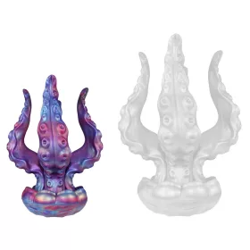   Anál plug Szilikon texturált 12 cm 7,5 cm megfelelő méretű fekete