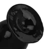 Anál plug tojás alakú XL 12 cm PVC fekete