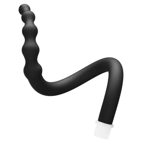 Anál zuhany hosszú szilikon flexibilis 56 cm fekete