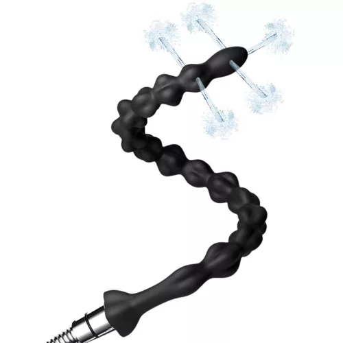 Dildó Rugalmas, Bordázott 47 cm Szilikon