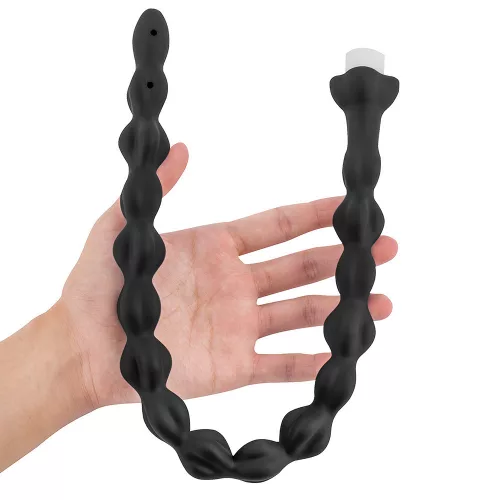 Dildó Rugalmas, Bordázott 47 cm Szilikon