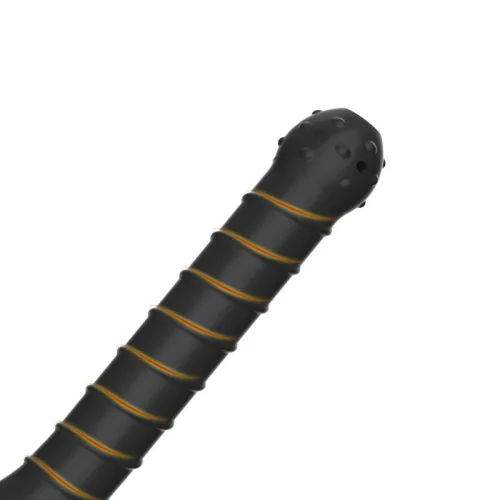 Nozema Análtipus Spirál bordázott puha szilikon 50 x 2,4 cm fekete