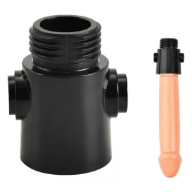 Zuhanyadapter vízáramlás szabályzóval ABS 4x3,5x2,5 cm