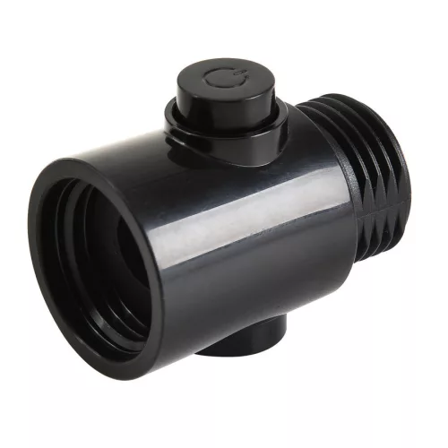 Zuhanyadapter vízáramlás szabályzóval ABS 4x3,5x2,5 cm