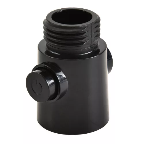 Zuhanyadapter vízáramlás szabályzóval ABS 4x3,5x2,5 cm