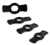 Mini Cockrings Péniszgyűrű Szett 4 db TPE 7-17 mm fekete