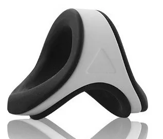 Ballstretcher három lyukas szilikon gyűrű 30 mm fekete-fehér