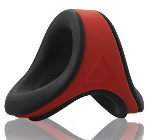 Ballstretcher Tapadó laborsztreccsel 30 mm fekete-piros szilikon