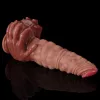 Realista Dildó Kiemelkedő Stimuliáló Felület XXL Barna 35 cm