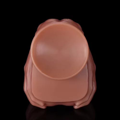 Realista Dildó Kiemelkedő Stimuliáló Felület XXL Barna 35 cm