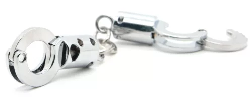 Fém hüvelykujjszorító kulccsal 18 mm S méret fekete
