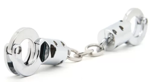 Fém hüvelykujjszorító kulccsal 18 mm S méret fekete
