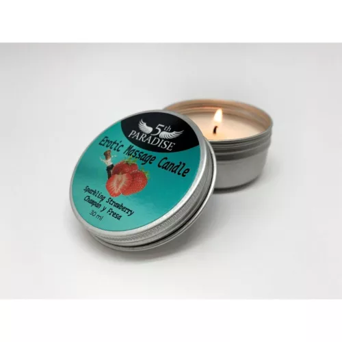 Erotic masszázsgyertya eper 30ml