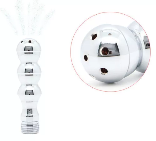 Tribem Anál plug fém kivitel 7,5 cm króm színű