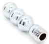 Tribem Anál plug fém kivitel 7,5 cm króm színű