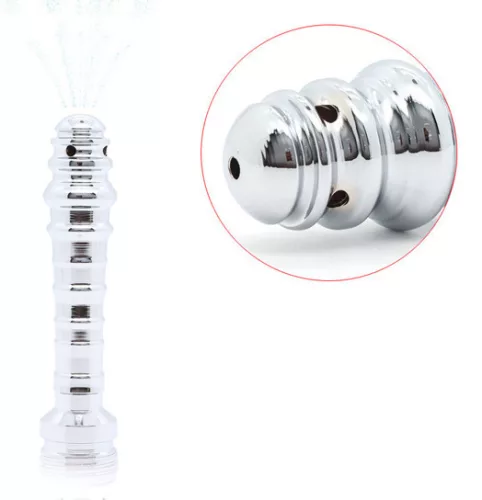 Stridenem Anál zuhany Texturált felület 11 cm Króm