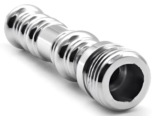 Tubema Anál plug Texturált felület 7 cm króm