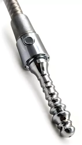 Ligrenem Anál plug Bordázott felület 7 cm króm