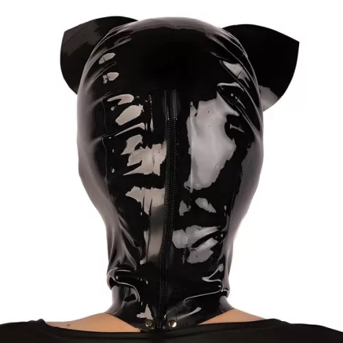 Latex Kapucni Macskafej Fekete 0 4 mm