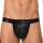 Bizz férfi jockstrap méhsejtes anyaggal fekete színben M-XXL méretben