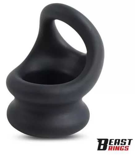 Penastor Heregyűrű Két Méretű Szilikon 25-30 mm Fekete 3 cm magas