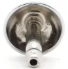 Mushur Urehraális plug lekerekített, lyukas 3 cm rozsdamentes acél 7-11 mm átmérő