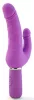 Double dildo rezgő, 30 mód, vízálló 21 cm szilikon fekete