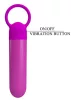 Mini vibrátor 10 rezgésmód USB töltés rózsaszín 6x1,8 cm szilikon