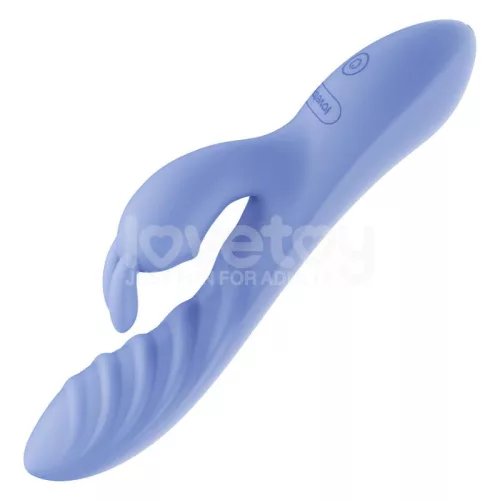 Vibro Rabbit Vibrátor 10 rezgésmód vízálló újratölthető 12 cm szilikon
