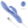 Vibro Rabbit Vibrátor 10 rezgésmód vízálló újratölthető 12 cm szilikon
