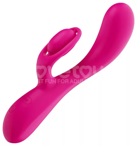 Vibrátor Rezgő 10 mód Újratölthető Vízálló 12 cm szilikon fekete
