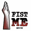 Ideiglenes tetoválás fisting felirattal 9 x 8,5 cm