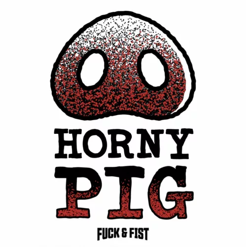 Ideiglenes tetoválás Horny Pig malac motívummal 9x6 cm