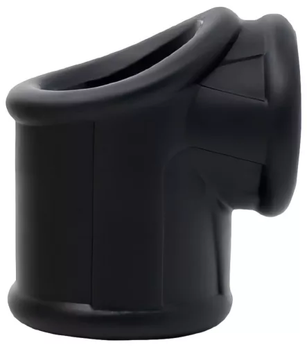 Szexjáték Háromlyukú golyónyújtó Szilikon 30 mm fekete