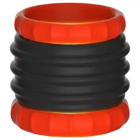   Laboraasztó 2 az 1-ben 4,7 cm magas piros-fekete szilikon 32 mm belső átmérővel