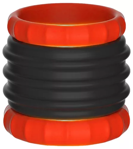 Laboraasztó 2 az 1-ben 4,7 cm magas piros-fekete szilikon 32 mm belső átmérővel