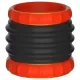 Laboraasztó 2 az 1-ben 4,7 cm magas piros-fekete szilikon 32 mm belső átmérővel