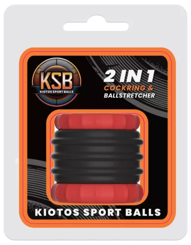 Laboraasztó 2 az 1-ben 4,7 cm magas piros-fekete szilikon 32 mm belső átmérővel