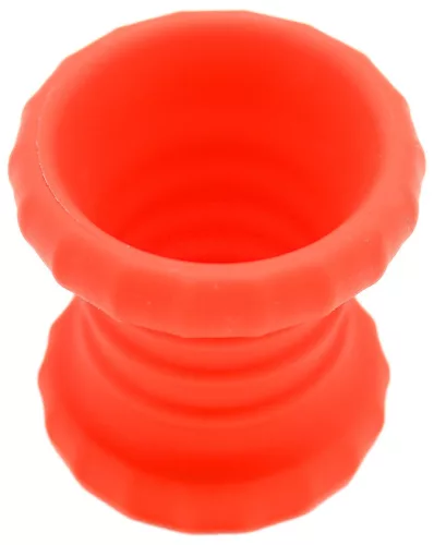 Laboraasztó 2 az 1-ben 4,7 cm magas piros-fekete szilikon 32 mm belső átmérővel