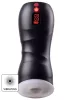 Maszturbátor két motorral 10 rezgésmóddal 12 cm USB újratölthető fekete
