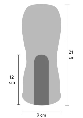 Maszturbátor két motorral 10 rezgésmóddal 12 cm USB újratölthető fekete