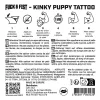 Ideiglenes tetoválás Kinky Puppy fekete-piros 9 x 6,5 cm